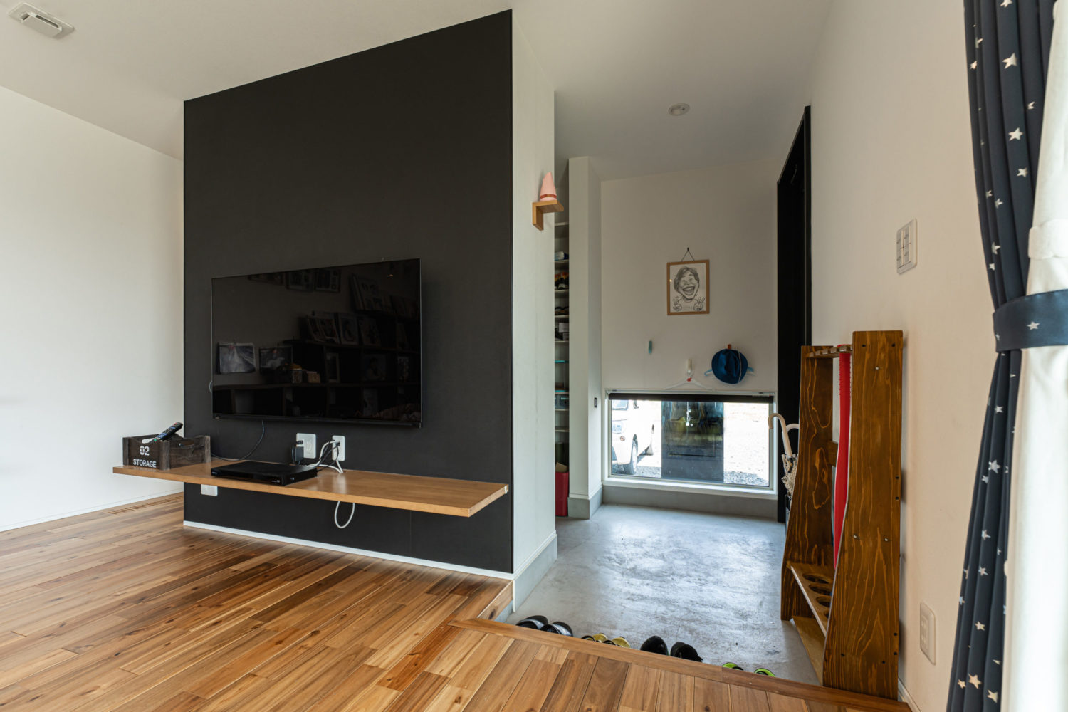 玄関の間取りがおしゃれな注文住宅事例｜栃木の工務店『第一住宅』