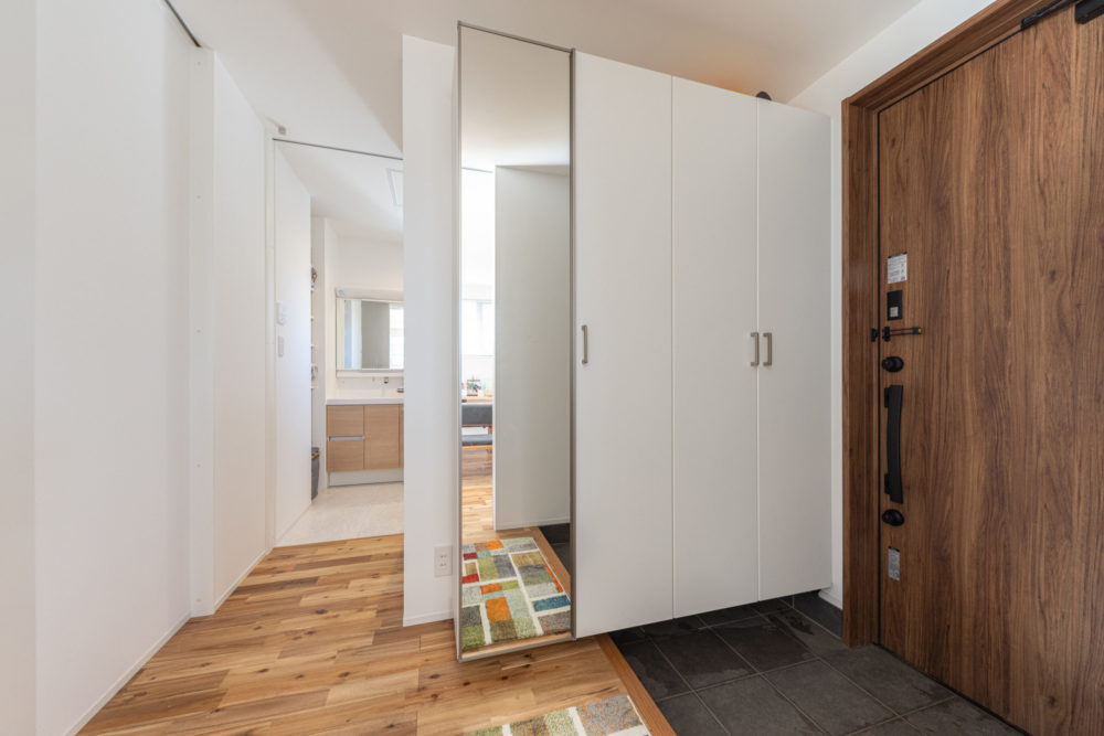 北玄関の間取り・家事動線が良い間取り事例｜栃木の工務店『第一住宅』